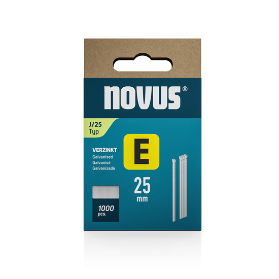Afbeeldingen van NOVUS NAGELS E J 25MM 1000ST.