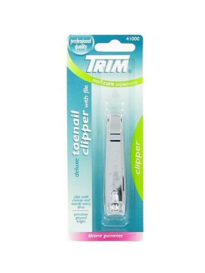 Afbeeldingen van NAGELKNIPPER, TRIM, LARGE, VERCHROOMD, VIJL, BLISTER
