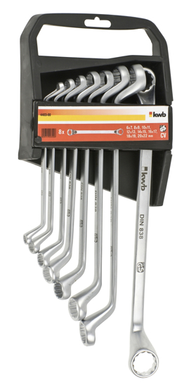 Afbeeldingen van KWB RINGSLEUTELSET 6-22MM 8-DELIG