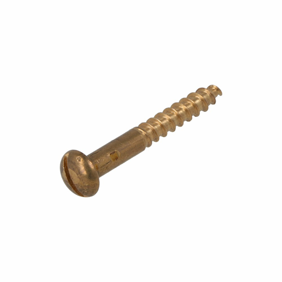 Afbeeldingen van HOUTSCHROEF MESSING BLANK BK ZS DIN96 2.5X10 (200)