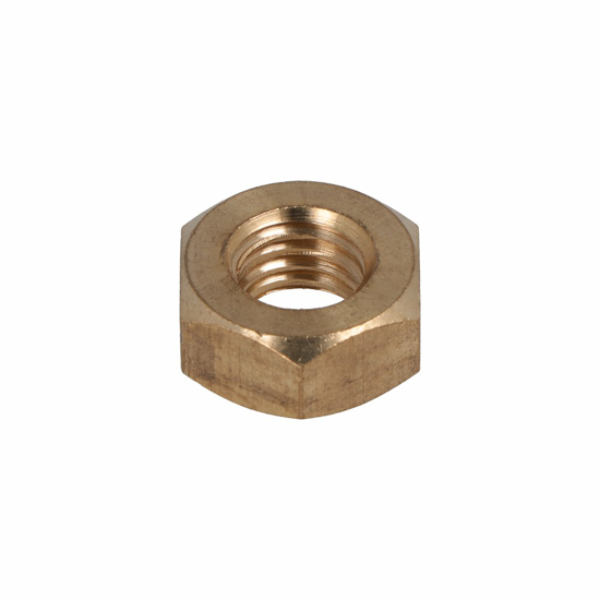 Afbeeldingen van ZESKANTMOER MESSING BLANK SW-5.5 DIN934 M3 (250)