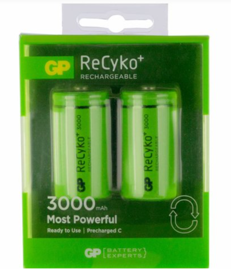 Afbeeldingen van GP RECYKO+ 2 X C 3000 MAH