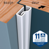 Afbeeldingen van SECUSTRIP ANTI-INBRAAKSTRIP PLUS - VOORDEUR - WIT 2050MM