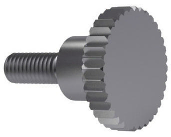 Afbeeldingen van D464 ST ZPL KNURL THUMB SCR HIGH M6X25