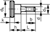 Afbeeldingen van D464 ST ZPL KNURL THUMB SCR HIGH M6X25