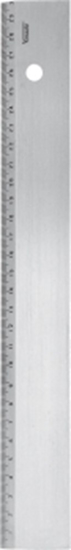 Afbeeldingen van RIJ STAAL 1000X40X5MM FASE+CM VERCHROOMD