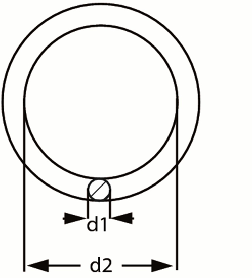 Afbeeldingen van DX GELASTE RING VERZINKT 8X35MM
