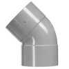 Afbeeldingen van PVC BOCHT LIJMVERBINDING 2XMOF 45GRADEN 32MM