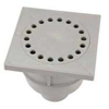 Afbeeldingen van DOUCHEPLUG ABS ZIJ-UITLOOP LICHTGRIJS 100X100MM 40MM