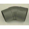 Afbeeldingen van PVC BOCHTVERJONGING HWA 1XMOF 45GRADEN 80MM