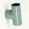 Afbeeldingen van PVC T-STUK VERJONGD HWA 2XMOF 87GRADEN 80X80MM