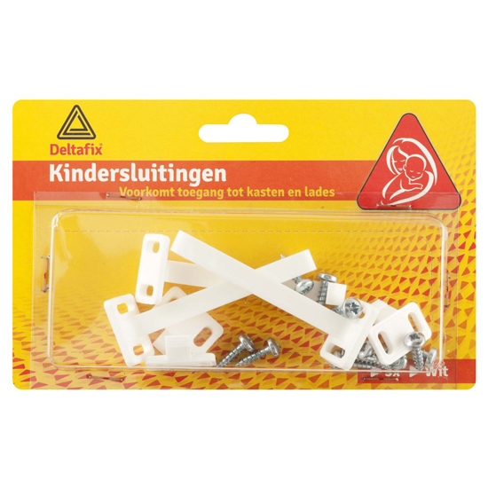 Afbeeldingen van DELTAFIX KINDERSLUITING WIT 3ST