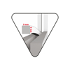 Afbeeldingen van TOCHTSTRIP ZELFKLEVEND P.U. SCHUIM WIT 6 M X 12 MM X 12 MM