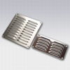 Afbeeldingen van SCHOEPENROOSTER RVS 316 215X105MM