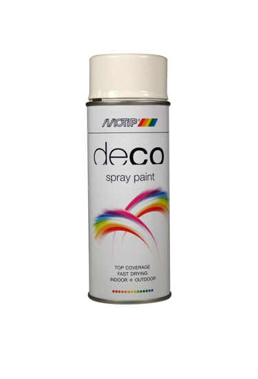 Afbeeldingen van COLOURSPRAY HOOGGLANS RAL 9010 HELDER WIT 400ML