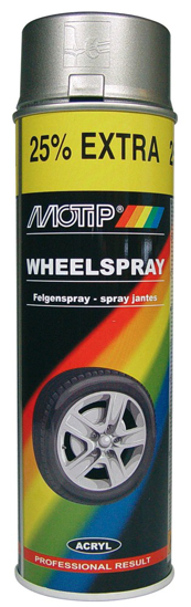 Afbeeldingen van MOTIP VELGENLAK 500 ML. 4010 STEELWHEEL