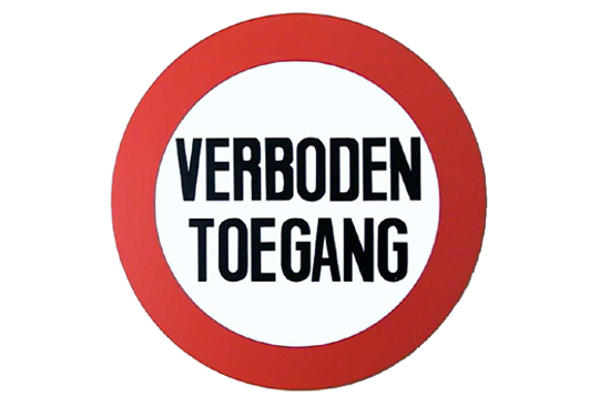 Afbeeldingen van BORD DIA236MM VERBODEN TOEGANG