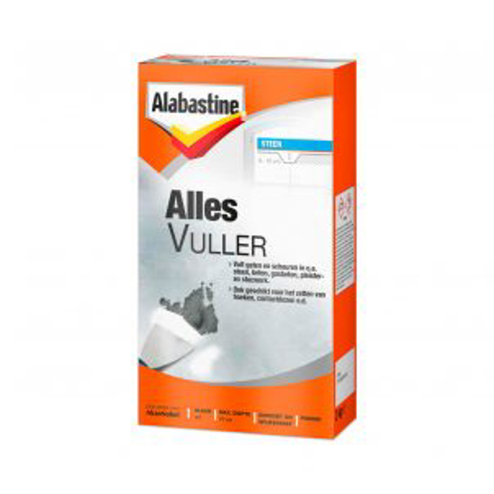Afbeeldingen van ALABASTINE ALLESVULLER (POEDER) WIT 750GR