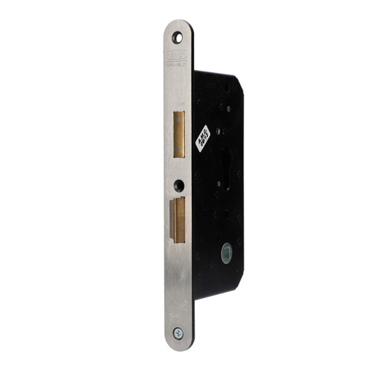 Afbeeldingen van NEMEF VEILIGHEIDSDEURSLOT 4429/27-55 SKG** DOORNMAAT 55MM - PC72 - DR 2+4 - VOORPLAAT RVS