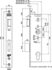 Afbeeldingen van NEMEF VEILIGHEIDSDEURSLOT 4169/18-25 SKG** DOORNMAAT 25MM - PC92 - DR 1+3/2+4 - VOORPLAAT RVS