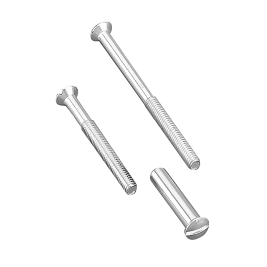 Afbeeldingen van AMI PATENTBOUT COMPLEET SCHROEF + HULS M4X38MM VERNIKKELD