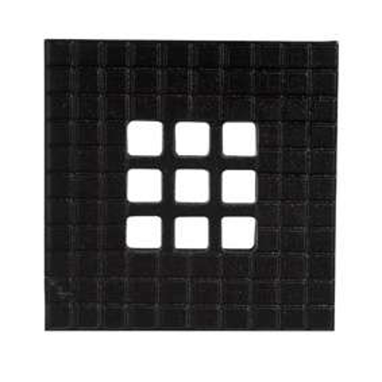 Afbeeldingen van DEKSEL W-FLEX VLOERPUT GIETIJZER ZWART 200X200MM