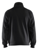 Afbeeldingen van SWEATSHIRT MET HALVE RITS ZWART XL 358711699900XL