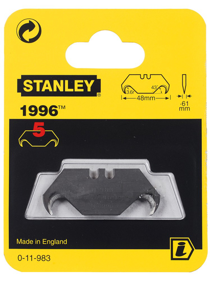 Afbeeldingen van STANLEY RESERVE MESJES (1996) 19MM (5) 0-11-983