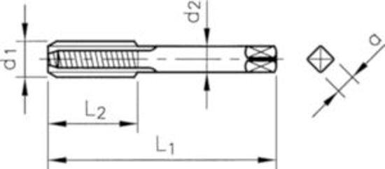 Afbeeldingen van (D352) HSSG HANDTAPSET BSW 1/4