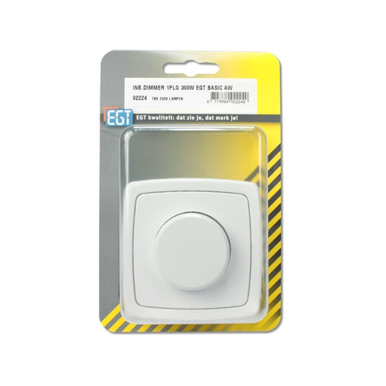 Afbeeldingen van INB.DIMMER 1PLG 300W BASIC WIT