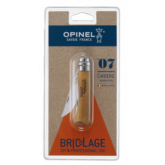 Afbeeldingen van OPINEL ZAKMES CLASSIC N°07 TRADITION CARBON STAAL / HOUT