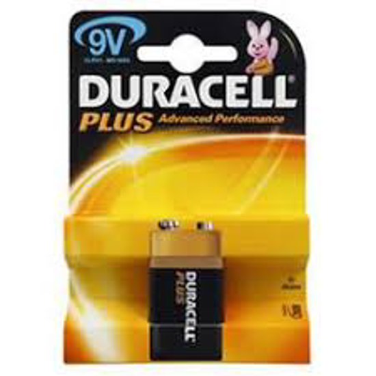 Afbeeldingen van DURACELL PLUS ALKALINE 9V 6LR61 BLISTER A 1