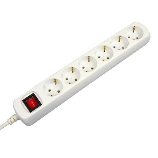 Afbeeldingen van TCD 6V + RA 1,5 METER 3X1.0MM² WIT + SCHAKELAAR