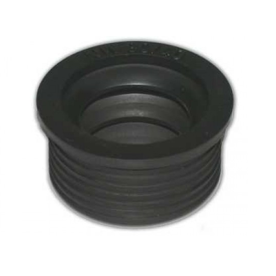 Afbeeldingen van RUBBER KOPPELING RECHT FLEXIBEL GRIJS 50-40MM