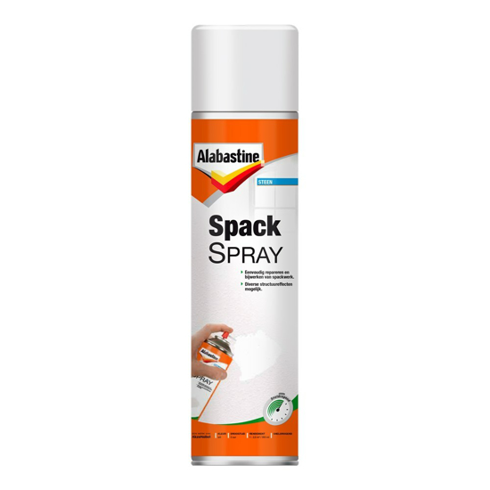 Afbeeldingen van ALABASTINE SPACK SPRAY WIT SPUITBUS 270ML