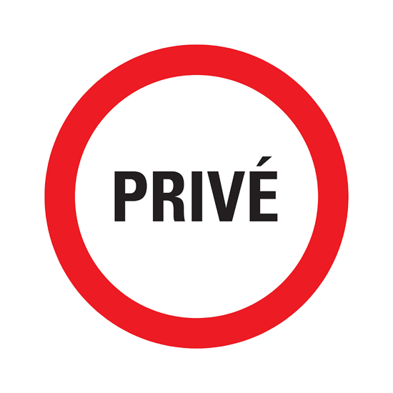 Afbeeldingen van BORD PRIVE 180 MM ROND