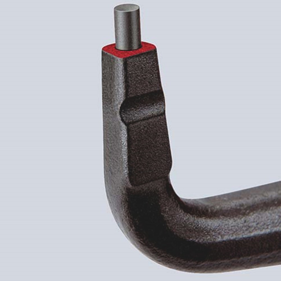 Afbeeldingen van KNIPEX PRECISIE-BORGVEERTANG GEBOGEN BUITENRINGEN OP ASSEN 19-60MM