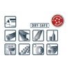 Afbeeldingen van PICA 521/41 PERM. MARKER 2-6MM BEITEL BLAUW,10ST