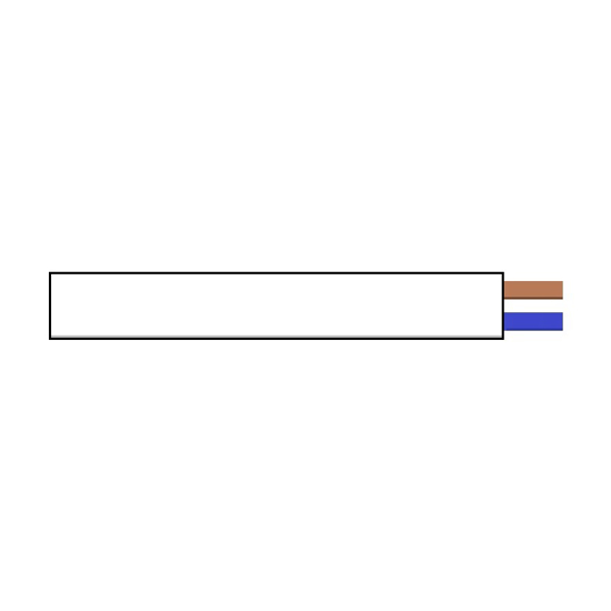 Afbeeldingen van KABEL & SNOER -  OVAALSNOER 2 X 0,75 WIT