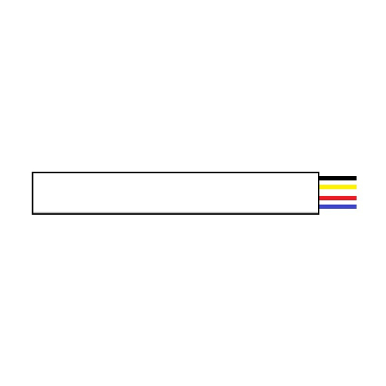 Afbeeldingen van 1 MTR TELEFOON ROND 4P WT (HSP100)