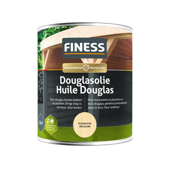 Afbeeldingen van FINESS DOUGLASOLIE 750 ML KLEURLOOS