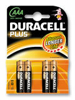 Afbeeldingen van DURACELL PLUSPOWER 1,5V AAA MN2400 (BLISTER A 4 STUKS)