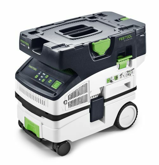 Afbeeldingen van FESTOOL ACCU STOFZUIGER CLEANTEC CTLC MINI I-BASIC - ACTIE OP=OP