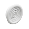 Afbeeldingen van ROOSTER VENTILATIEROZET KUNSTSTOF WIT Ø47MM (2ST)