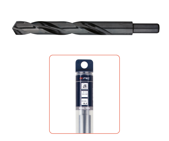 Afbeeldingen van ROTEC HSS-R SPIRAALBOOR DIN 33 8N GEWALST 19,0 MM