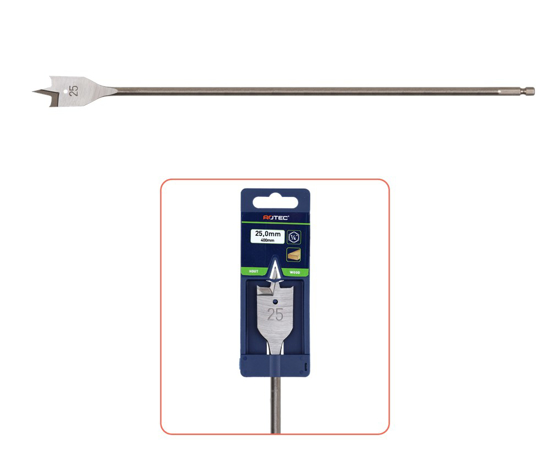 Afbeeldingen van SPEEDBOOR LANG, 1/4" E6.3-BIT-AANSLUITING DIN 3126, ø28X400