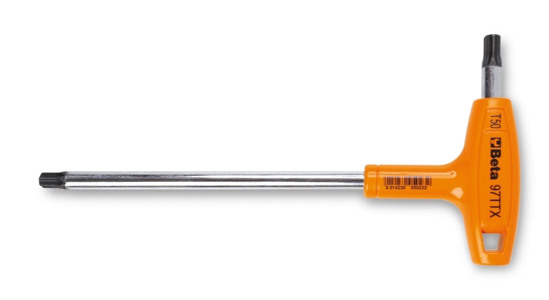 Afbeeldingen van BETA 97TTX HAAKSE STIFTSLEUTEL MET KRACHTHANDGREEP TORX T25 OP=OP