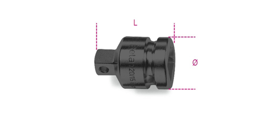Afbeeldingen van BETA 720/15 VERLOOPDOP 1/2" NAAR 3/8 OP=OP