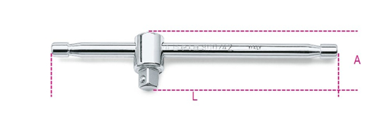 Afbeeldingen van BETA 900/42 WRINGSTAAF MET SCHUIFSTUK 1/4" OP=OP