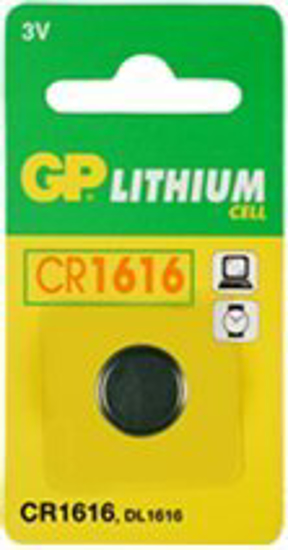 Afbeeldingen van GP LITHIUM 1 X CR1616 3V